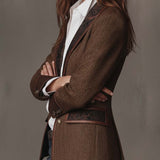 Gisèle | Blazer s Umělým Vzorem Čevrona