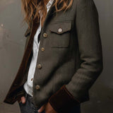 Honorine | Vintage Blazer s Kontrastními Pruhy