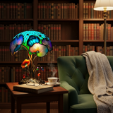 Boho Chic Houbová Květinová Lampa
