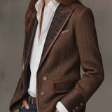 Gisèle | Blazer s Umělým Vzorem Čevrona