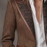Gisèle | Blazer s Umělým Vzorem Čevrona