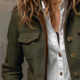 Honorine | Vintage Blazer s Kontrastními Pruhy