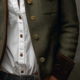 Honorine | Vintage Blazer s Kontrastními Pruhy