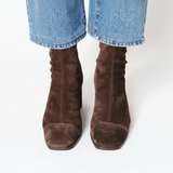 Lily™ | Elegantní kotníkové boty z nubukové kůže