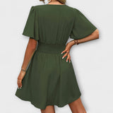 Klára - Elegantní mini šaty s výstřihem do V