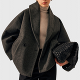 Penelope | Uvolněný Oversized Kabát s Šálou
