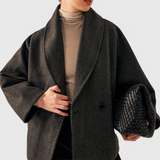 Penelope | Uvolněný Oversized Kabát s Šálou