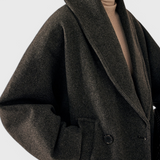 Penelope | Uvolněný Oversized Kabát s Šálou