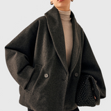 Penelope | Uvolněný Oversized Kabát s Šálou