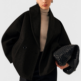 Penelope | Uvolněný Oversized Kabát s Šálou