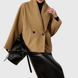 Penelope | Uvolněný Oversized Kabát s Šálou