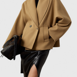Penelope | Uvolněný Oversized Kabát s Šálou