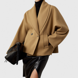 Penelope | Uvolněný Oversized Kabát s Šálou