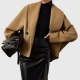 Penelope | Uvolněný Oversized Kabát s Šálou