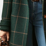 Octavia | Kabát s kostkovaným vzorem